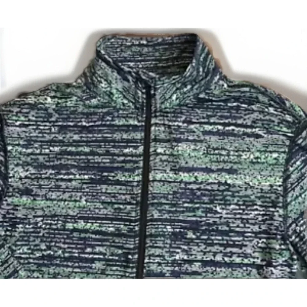 Women's Nike Pro Warm Subtle Print‎ 1/2 Zip Pullover 849315-387 Large